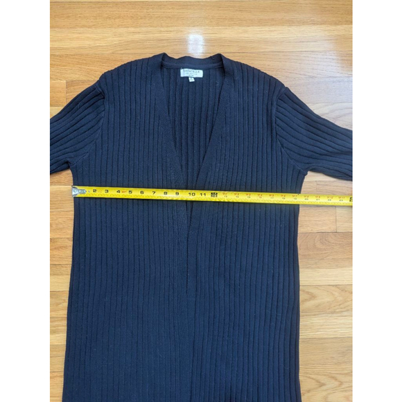 Bagatelle Navy Blue Ribbed Knit Cardigan & Pants Set Size Medium - Picture 8 of 11